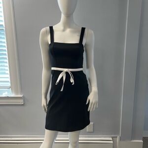 Satin Bow Mini Dress